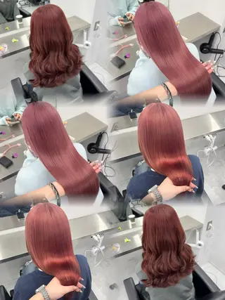 ロング Newone by neighbor所属・うる艶🫧ハイトーン 💜🦋🫧ミズキのヘアスタイル