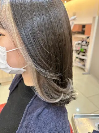 セミロング カラー 小坂直輝【髪質改善・ 似合わせカット】のヘアスタイル