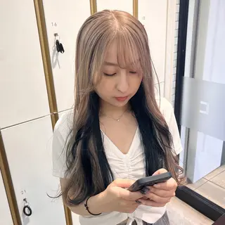 ロング カラー mitsuki🎀 ブリーチ/エクステのヘアスタイル