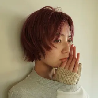 ショート カラー beni yumikoのヘアスタイル