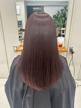 セミロング カラー BARBES TOKYO SOUTH所属・🤎💇🏻‍♀️✨ /万尋　マヒロのヘアスタイル