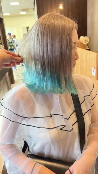 セミロング 具志 正太のヘアスタイル