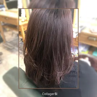 ミディアム カラー 💫髪質改善矯正 MIHO💫のヘアスタイル