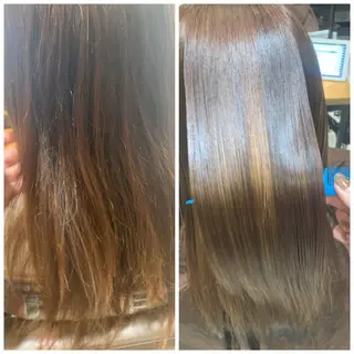 セミロング パーマ 縮毛矯正✖️似合わせ 🌻ヒトミのヘアスタイル