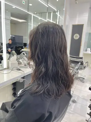 ロング パーマ 🍎ハイトーンカラー /MANA🍎のヘアスタイル