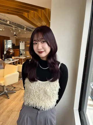 ミディアム 女性専用サロン iiro所属・【レイヤー/似合わせ 】Hina🎀のヘアスタイル