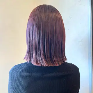 ミディアム カラー irwi/イルウィ所属・miku🎀門前仲町 ブリーチ・レイヤーのヘアスタイル