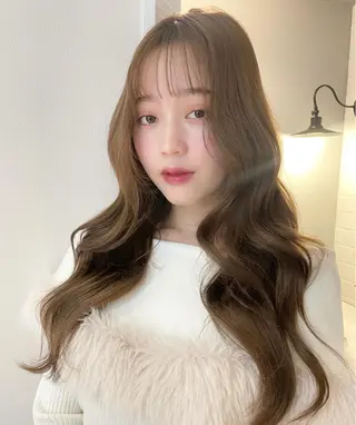 ロング カラー 🍑韓国girly Saaya🍑🪄のヘアスタイル