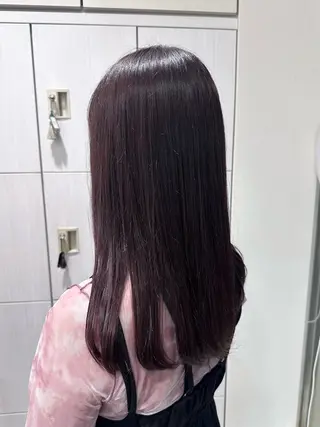 ロング カラー 韓国ヘア/レイヤー 顔周りカット/ユキナのヘアスタイル