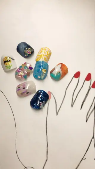 ネイル A MODO MIOのネイルデザイン