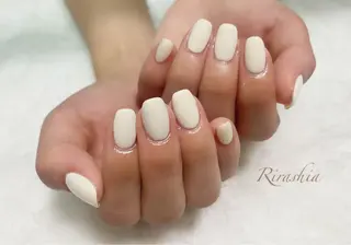 ネイル うる艶♡透明感ネイル Rirashiaのネイルデザイン