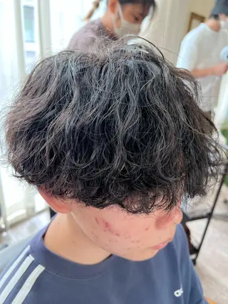 パーマ メンズ 新越谷noble店長 松本拓也▶◀*.のヘアスタイル