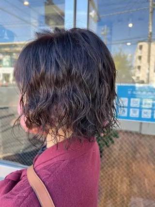 ショート パーマ 🦄ほんだ かえで🦖のヘアスタイル