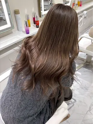 ロング カラー ParveMix🎀 稲垣詞葉のヘアスタイル