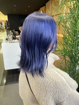 セミロング カラー 🫧カット/パーマ /ネイル/かりん🫧のヘアスタイル