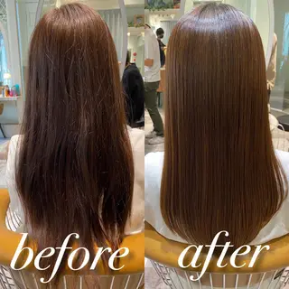 ロング カラー レイヤーカット/ 顔周り 五島巨幹のヘアスタイル