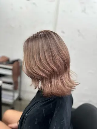 ミディアム 魅力引き出しヘア🐾 るくものヘアスタイル