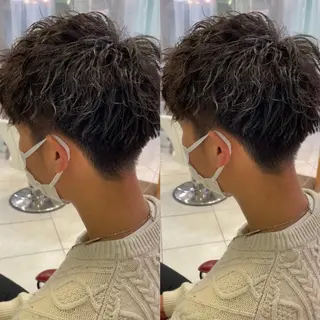 ショート パーマ メンズ TATSUKI タツキのヘアスタイル