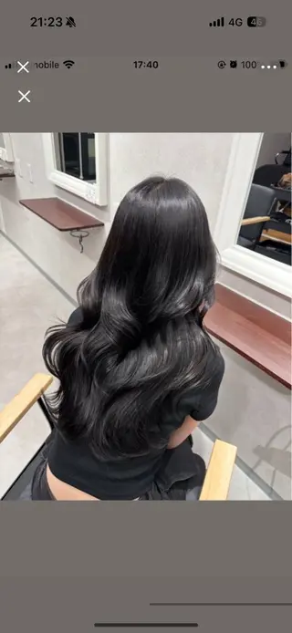 セミロング カラー VIEW YOKOHAMA所属・透明感カラー ／kana‎🤍のヘアスタイル