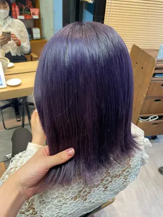 ミディアム カラー ヘアアレンジ 🎀 amii Hitomi  🎀のマツエク・マツパデザイン