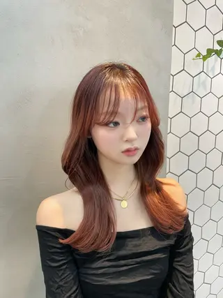 ロング 藤原 凜香のヘアスタイル