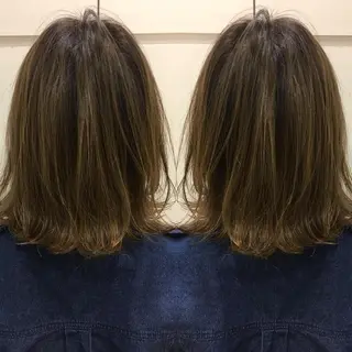 ミディアム カラー 寺内 紳悟のヘアスタイル