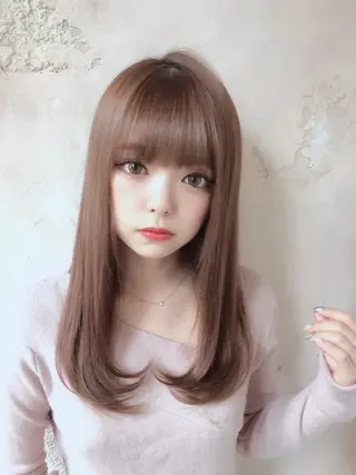 ミディアム 代表山口ひな 髪質改善のプロのヘアスタイル