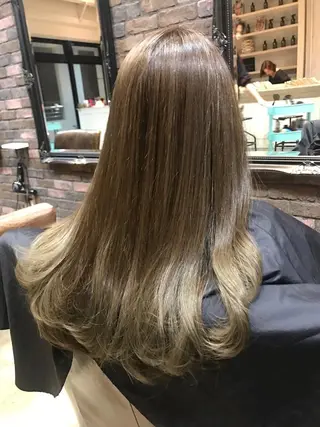 ロング カラー olga所属・松尾謙佑【ハイライト LEDエクステ】のヘアスタイル