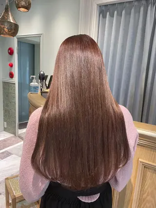 ロング カラー MASHU韓国ヘア/ レイヤー/透明感カラのヘアスタイル