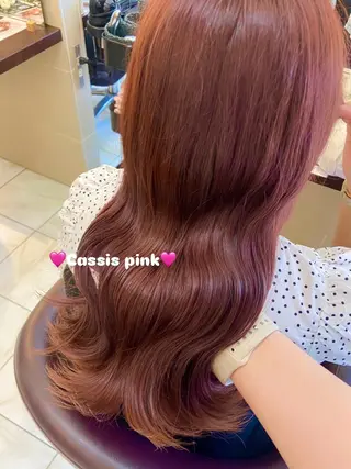 セミロング 🎀透明感カラー 🐈ナズナのヘアスタイル