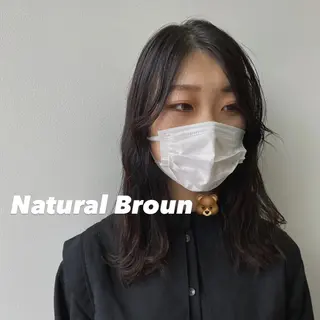 セミロング カラー BEAUTRIUM青山所属・飯塚 新のヘアスタイル