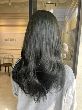 セミロング カラー ハイトーン/ブリーチ 💙みずき💙のヘアスタイル