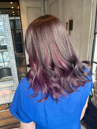 ミディアム 【Hwyl】ヒュイル八王子【髪質改善】所属・✨髪質改善✨艶髪✨ MARIのヘアスタイル