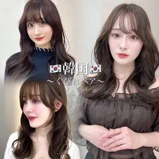 ロング 池袋/韓国風レイヤー 髪質改善【ugen】のヘアスタイル