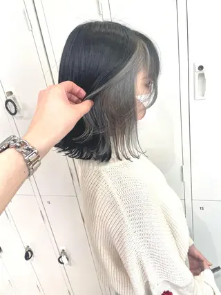 ショート カラー 田中大星 /ボブ 縮毛矯正のヘアスタイル