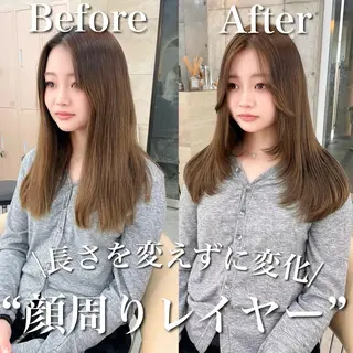 ロング カラー 韓国ヘア🇰🇷 レイヤー/芝春樹のヘアスタイル