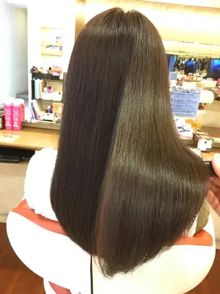 ロング 縮毛矯正/ 髪質改善 /ショート 圍 崇行のヘアスタイル