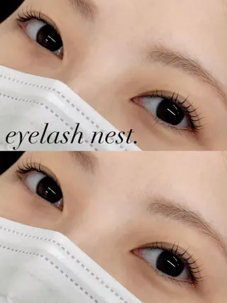 マツエク・マツパ intime内nest.所属・🤍nest. エリ🤍のマツエク・マツパデザイン