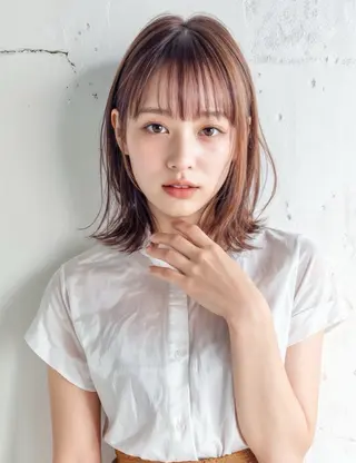 ミディアム モデル募集中 🌷スズのヘアスタイル