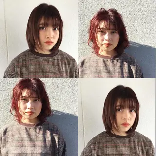 ミディアム カラー nambu-GARDEN所属・上田 昂雅のヘアスタイル