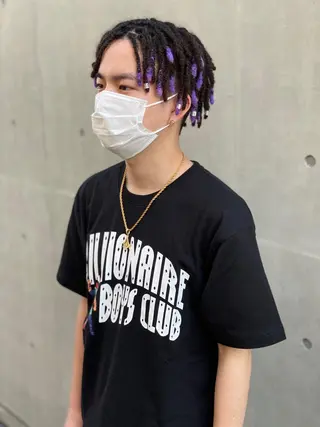 ショート カラー パーマ ヘアアレンジ メンズ キッズ ネイル マツエク・マツパ 中元 淳のヘアスタイル