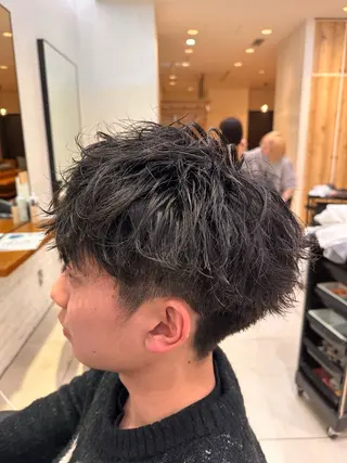 メンズ 韓国ヘア 久後清斗/クゴサヤトのヘアスタイル