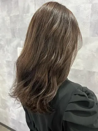ロング 髪質改善カラー🎀 アイブロウ✨麗華のヘアスタイル