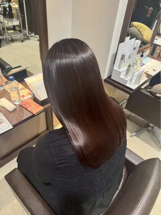 ロング 長井 遥のヘアスタイル