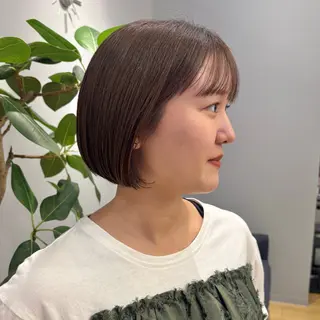 ショート 暖色/ボブ/吉岡美音 GIEN NU茶屋町のヘアスタイル