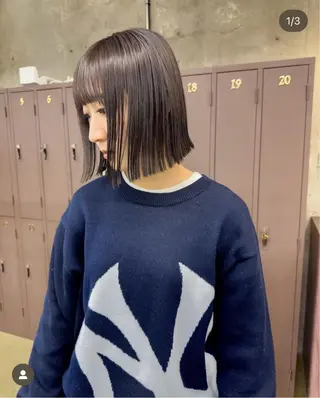 ミディアム カラー メンズ特化/パーマ 山口大輝のヘアスタイル