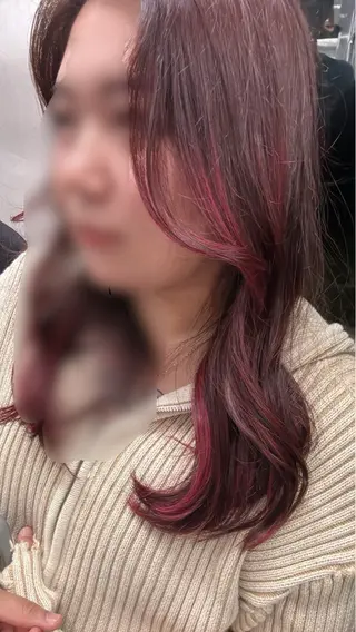 ロング lupinus中田 塩屋のヘアスタイル