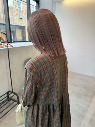 ショート カラー ヘアアレンジ ミニボブ/ブリーチ 🌈MISATOのヘアスタイル