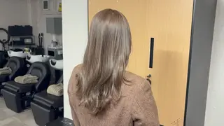 セミロング tokute 中野真咲🐺のヘアスタイル