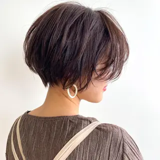 ショート カラー グランジヘア 無造作ヘアHYUGAのヘアスタイル